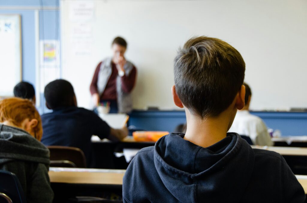 Middle school student preparing for the transition to high school and early college planning