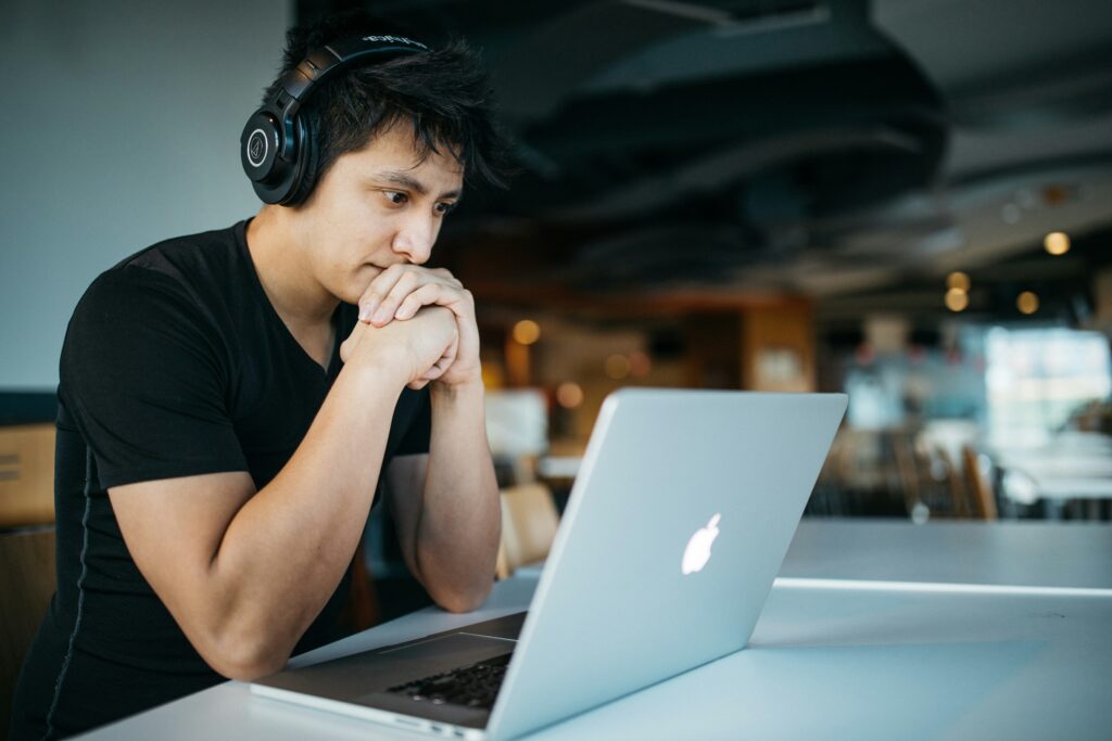 Self-directed student planning college extracurricular activities independently